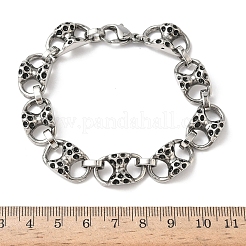 Браслеты-цепочки из нержавеющей стали 304 для мужчин и женщин&nbsp;BJEW-D385-06AS