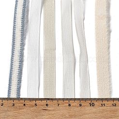 18 ヤード 6 スタイルのポリエステル リボン  DIY手作りクラフト用  髪のちょう結びとギフトの装飾  ベージュカラーパレット  ベージュ  3/8~1/2インチ（10~12mm）  約3ヤード/スタイル&nbsp;SRIB-C001-H02
