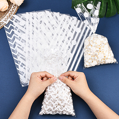 100 шт. 4-х видов прямоугольных пластиковых пакетиков для конфет&nbsp;ABAG-WH20013-19C