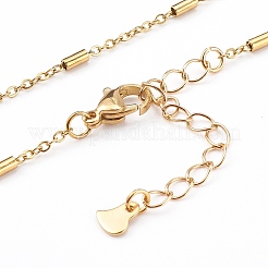 Colliers avec pendentif en forme de cœur et de patte de chien en acier inoxydable 304&nbsp;X-NJEW-JN03351-05