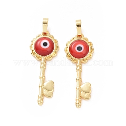 Main mauvais pendentifs Murano d'oeil&nbsp;ZIRC-F136-05G-08