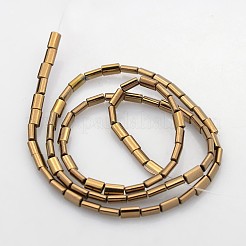 Гальванизировать немагнитных синтетический гематит бисер пряди G-J220-04