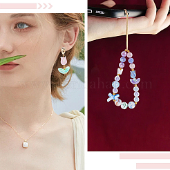 80 шт. 20 стиля акриловых бусин с УФ-покрытием OACR-SC0001-86