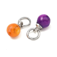 Teints d'eau douce naturelle pendentifs coquille&nbsp;PALLOY-JF05339-02