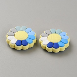 Цветочные пищевые экологически чистые силиконовые фокусные бусины&nbsp;LS-SIL-CJC0009-04