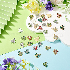 32 stücke 8 stile legierung strass anhänger&nbsp;ALRI-TA0001-45