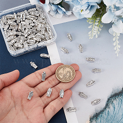 100шт 2 стиля бусины из сплава в тибетском стиле&nbsp;TIBEB-HY0001-17