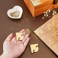 4 шт. Защитные уголки для латунных коробок&nbsp;FIND-FH0017-05G