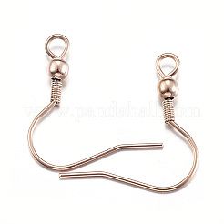 Ионное покрытие (ip) крючки для сережек из нержавеющей стали 304&nbsp;LS-STAS-G170-06RG