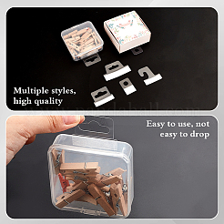 300 шт. 4 стиля клейкие прорези для подвешивания на спине питомца DIY-GA0007-50