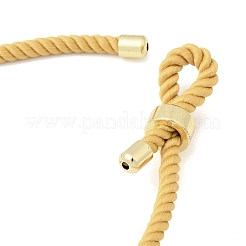 Herstellung von Halsketten aus 3 mm rundem Nylon-Mailand-Kordel&nbsp;BJEW-H642-01G-26