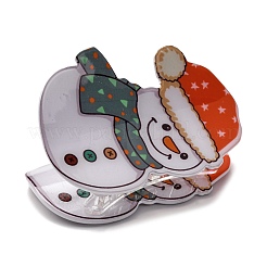 Рождественские пластиковые заколки-коготь PHAR-K006-01C