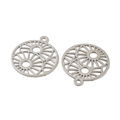 Подвески из латунного травленого металла&nbsp;KKC-D001-11P