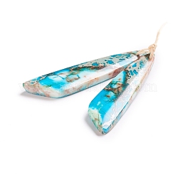 Кулоны из натуральной императорской яшмы&nbsp;X-G-G827-04N