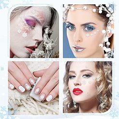 Selbstklebende Gesichts-Glitzeraufkleber aus Kunststoff für Frauen zum Schminken&nbsp;DIY-OC0009-95B