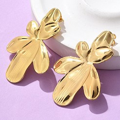 Серьги-гвоздики из нержавеющей стали 304 для женщин EJEW-U047-03G