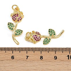 Латунные микро проложить кубического циркония подвески&nbsp;KK-C114-24A-G