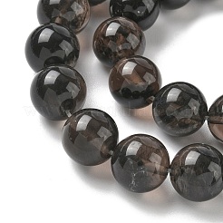 Натуральные ледяные обсидиановые бусинки G-P590-A03-12mm-02