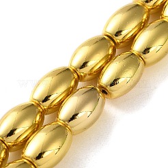 Гальванические нити синтетических магнитных гематитовых бусин&nbsp;G-Q1009-E02-8x12mm