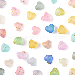 360 шт. 11-х цветные матовые прозрачные акриловые бусины&nbsp;OACR-FS0002-30