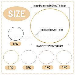 5 anneau en fer bicolore&nbsp;FIND-TA0011-05