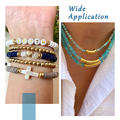 350 шт. 7 цвета бусины из сплава в тибетском стиле TIBEB-KS0001-06