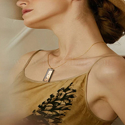 16 шт. 4-цветные подвески из сплава с открытой задней частью и прямоугольной оправой&nbsp;FIND-LP0004-75