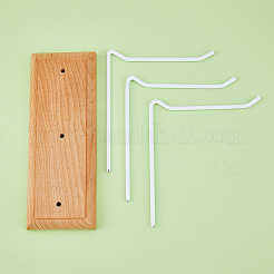 1-ярусная 3-рядная железная витрина для ювелирных изделий EDIS-WH0029-97A