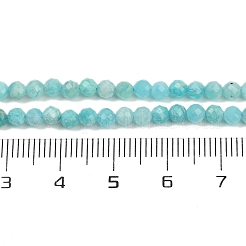 Природных амазонит бисер нитей G-P572-B04-A