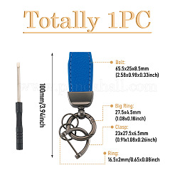PU Leder Schlüsselanhänger&nbsp;KEYC-TADJ0009-03B-03