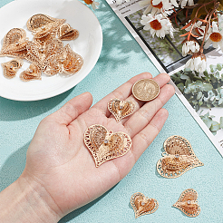 12шт 2 стиля латунные подвески&nbsp;KK-NB0003-92LG