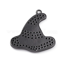 Cremagliera in ottone placcatura pendenti zirconi&nbsp;KK-D031-07B-01