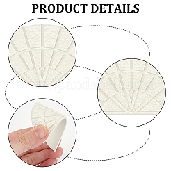 4 пакетик противоскользящая резиновая подошва для обуви&nbsp;AJEW-DJ0004-79B