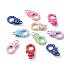 10 шт. окрашенные распылением застежки из сплава омара&nbsp;FIND-FS0001-70