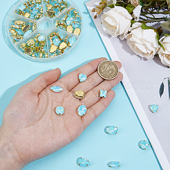 106 Stück 6 Stil Strass zum Aufnähen&nbsp;FIND-OC0004-09F