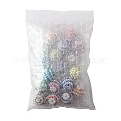 20 шт. 9-х цветные полосатые смоляные стразы OACR-FS0002-35