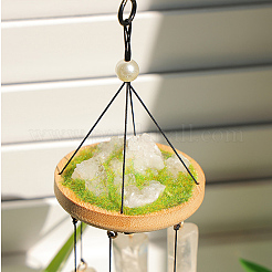 Ветряная музыка из натурального кварцевого кристалла HJEW-D302-09