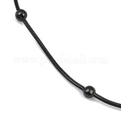 Ionenplattierung (IP) 304 Edelstahl runde Schlangenkettenhalsketten&nbsp;STAS-G244-88B-B