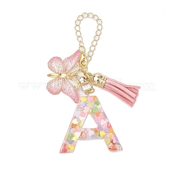 Подвески на чашки с буквами из смолы HJEW-JM02070