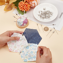 50 шт. 10 стильных булавки с железной головкой DIY-AB00024