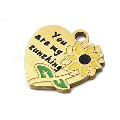 Подвески из нержавеющей стали 304 с эмалью&nbsp;STAS-I336-07G