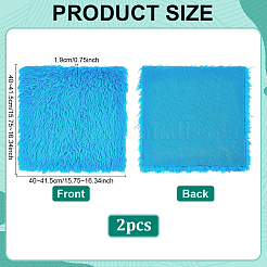 2 Stück Polyester-Plüschstoff&nbsp;AJEW-PH0007-53C