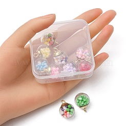 10 шт. Подвески из стеклянных шариков&nbsp;GLAA-YW0001-78