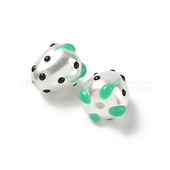 Запекаемые стеклянные бусины LAMP-Z014-02F