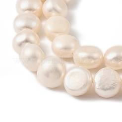 Нити из натурального культивированного пресноводного жемчуга PEAR-P064-19L-02B