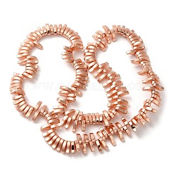 Perline di ematite non magnetici fili sintetici&nbsp;G-E610-C01-RG