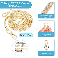 2 шт. 2-х цветные ремни-цепочки для сумок FIND-PJ0001-34