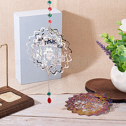 2 pz 2 colori 201 connettori/ciondoli in acciaio inossidabile&nbsp;STAS-TA0005-61