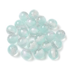 Двухцветные бусины из смолы&nbsp;RESI-Q025-02B-F