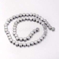 Chapelets de perles en hématite synthétique sans magnétique&nbsp;G-F300-56-01